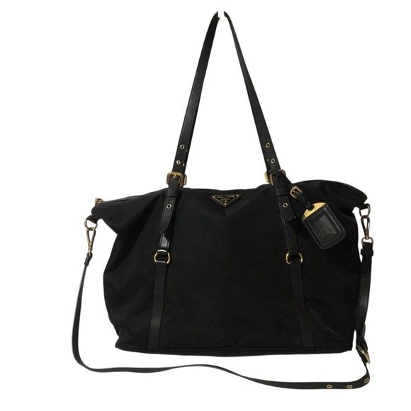 Authentic Prada Re-Nylon Large Tote Black - Picture 1 of 16